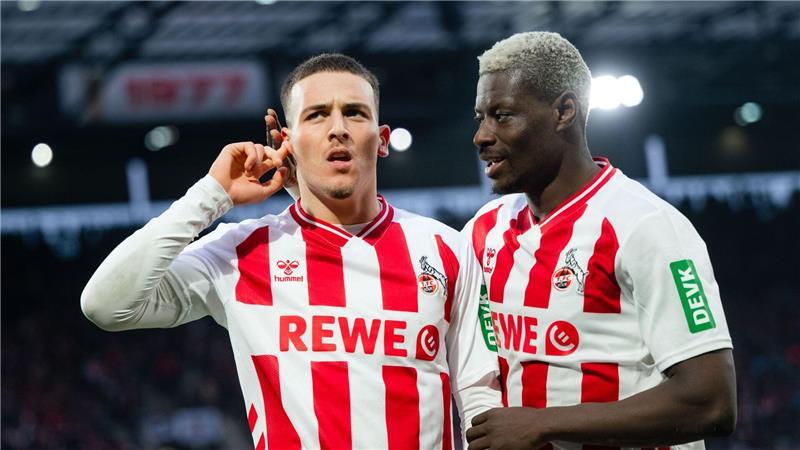 Erzielten je vier der jüngsten 13 Kölner Treffer: Said El Mala (links) und Ragnar Ache (Archivbild).