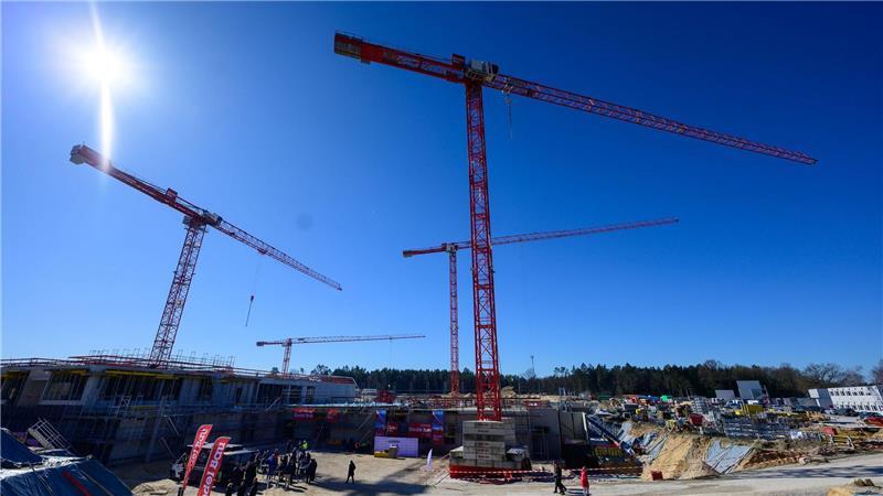 Es geht voran auf der Baustelle. 