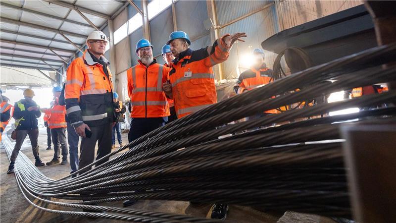 Bau der neuen Rader Hochbrücke kommt voran Es geht voran beim Neubau der Rader Hochbrücke über den Nord-Ostsee-Kanal.