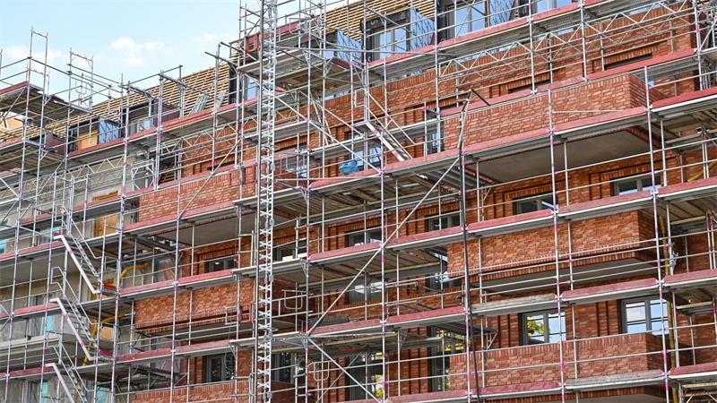 Es geht was voran im Wohnungsbau in Deutschland. (Archivbild)