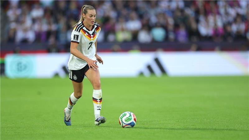 Es „müllert“ wieder beim DFB: Marie Müller krönte ihr Debüt mit dem Tor zum 1:0.