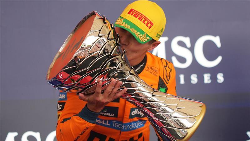 Norris‘ Kampf um Anerkennung auf dem Weg zum WM-Triumph Es war bereits Lando Norris‘ siebter Saisonsieg.