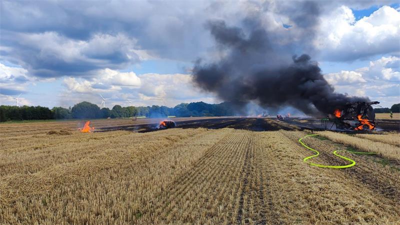 Es war in dieser Woche bereits der zweite Brand in der Gemeinde Apensen.