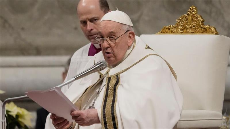 Es wird erwartet, dass der Papst sich bei den Weihnachts-Gottesdiensten eindringlich gegen Krieg aussprechen wird. (Archivbild)