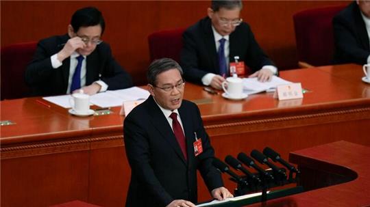 „Es wird nicht einfach sein, die diesjährigen Ziele zu erreichen“: der chinesische Ministerpräsident Li Qiang.