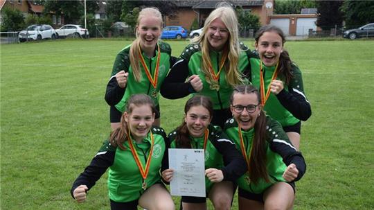 Essels U14-Juniorinnen sind Landesmeister.