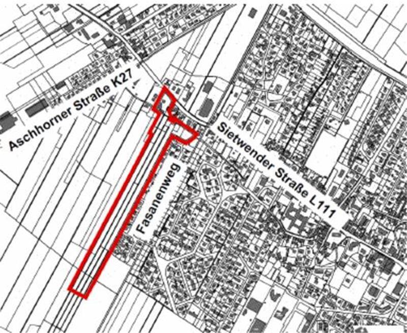 Etwa 180 Menschen könnten in dem neuen Wohngebiet leben. Familien sind die Zielgruppe.
