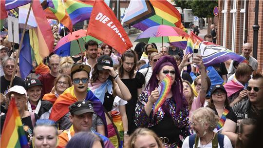 Etwa 750 Teilnehmer waren beim CSD Stade.