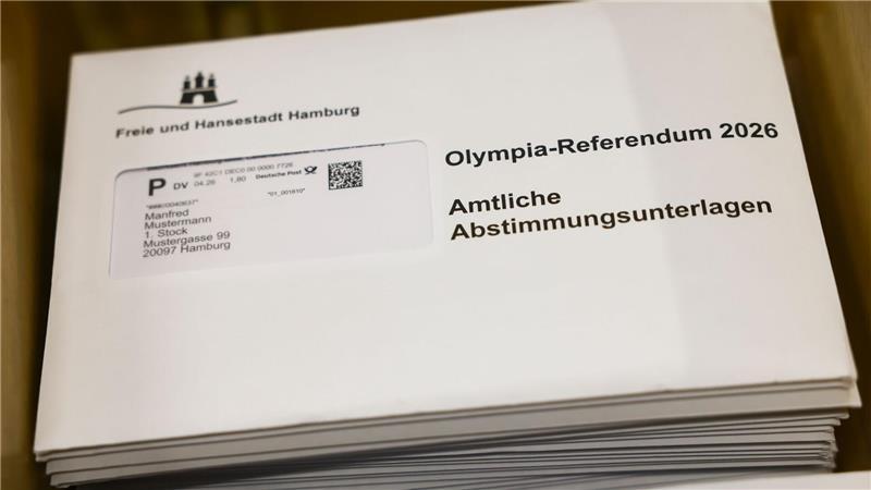 Etwa fünfeinhalb Wochen vor dem Olympia-Referendum beginnt der Versand der Abstimmungsunterlagen an die Hamburgerinnen und Hamburger.