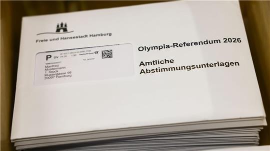 Etwa fünfeinhalb Wochen vor dem Olympia-Referendum beginnt der Versand der Abstimmungsunterlagen an die Hamburgerinnen und Hamburger.