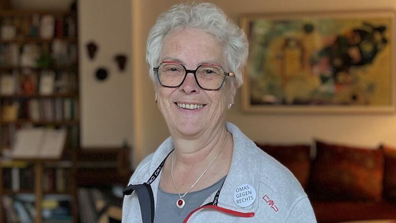 Europa im Blick: Dörte Schnell hat schon die Omas gegen Rechts in Stade und Hamburg mitgegründet.