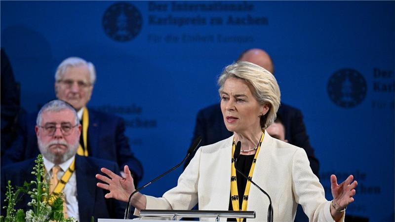 Von der Leyen: Unser Auftrag ist europäische Unabhängigkeit Europa ist für von der Leyen ein Freiheitsprojekt.
