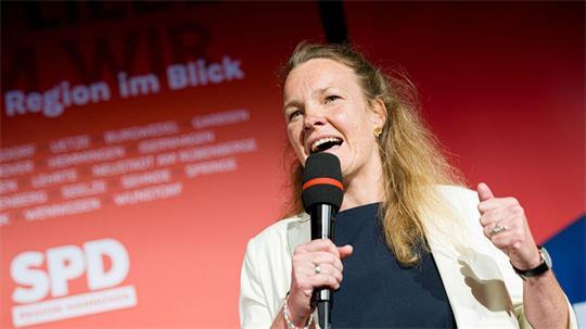 Eva Bender (SPD), Regionspräsidentkandidatin ihrer Partei für die Region Hannover, landete schon in der ersten Runde auf dem ersten Platz. (Archivbild)