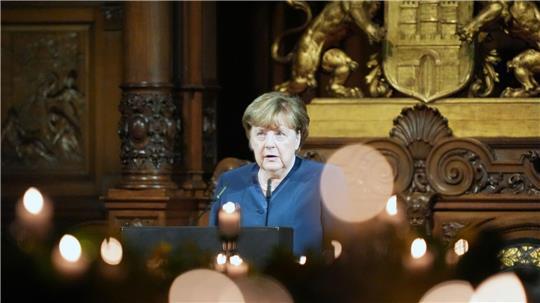 Ex-Kanzlerin Angela Merkel (CDU) mahnt Geschlossenheit der Europäer an.