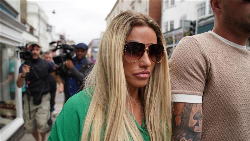 Ex-Model Katie Price hier im südenglischen Lewes im Jahr 2022. 