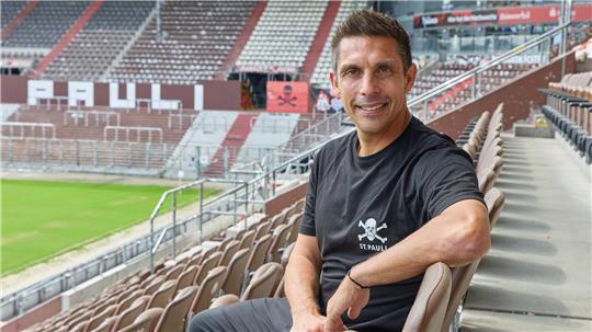 FC St. Paulis neuer Trainer Marcel Rapp und sein neues Arbeitsumfeld. 