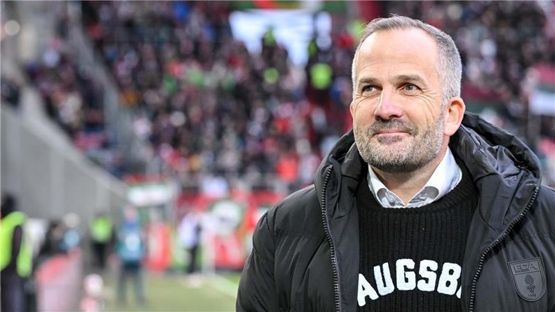 FCA-Interimscoach Baum steht vor seinem letzten Spiel. (Archivbild)