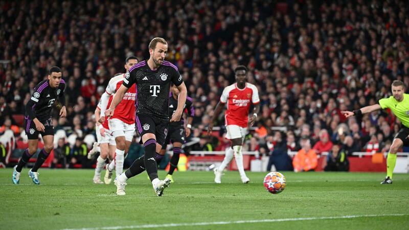 FCB-Topstürmer Harry Kane traf per Elfmeter zum 2:1.