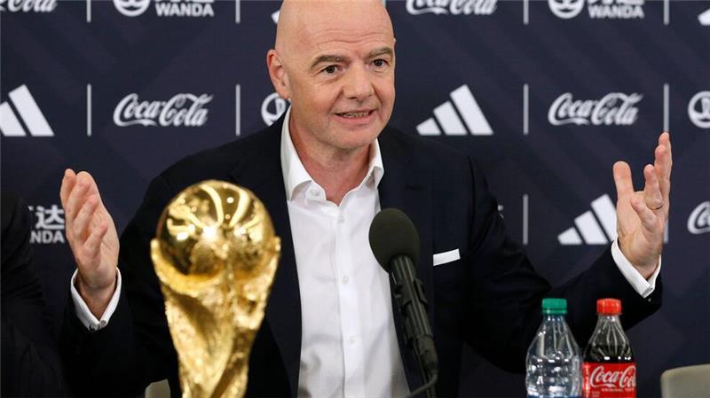 FIFA-Präsident Gianni Infantino bekam für seine WM-Pläne keinerlei Widerspruch. 