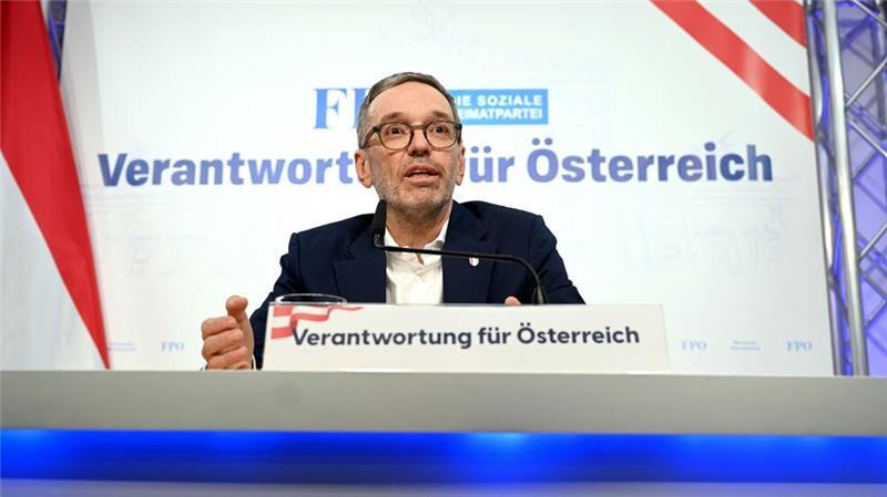 FPÖ-Chef Herbert Kickl stellt der konservativen ÖVP einige Bedingungen vor einer Zusammenarbeit.