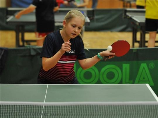 Fabienne Nickel ist die zweitbeste Tischtennisspielerin in ihrem Alter im Land Niedersachsen. Foto: Berlin