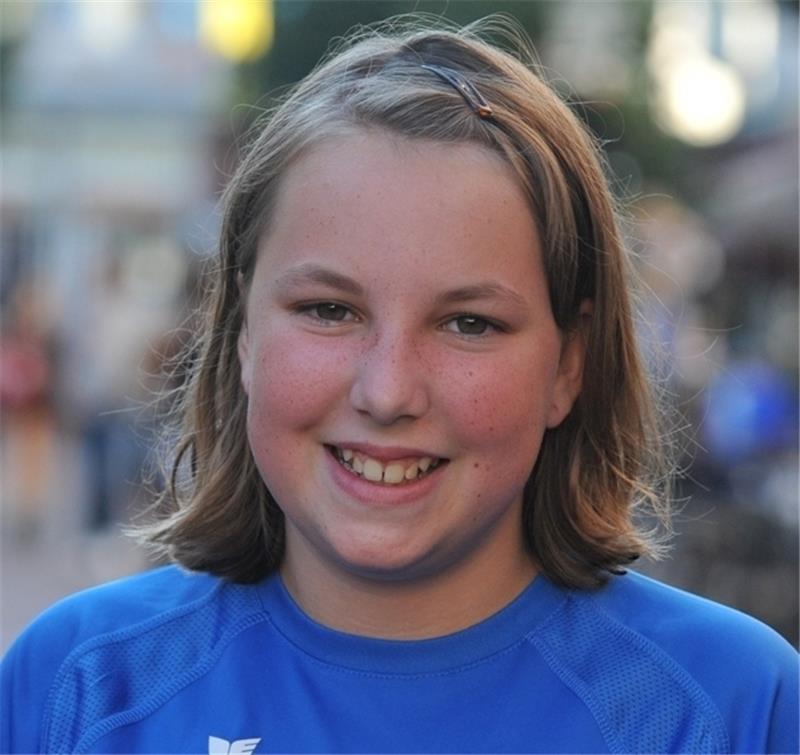 Fabienne Schulz ist zum dritten Mal beim Altstadtlauf dabei. Foto Scholz