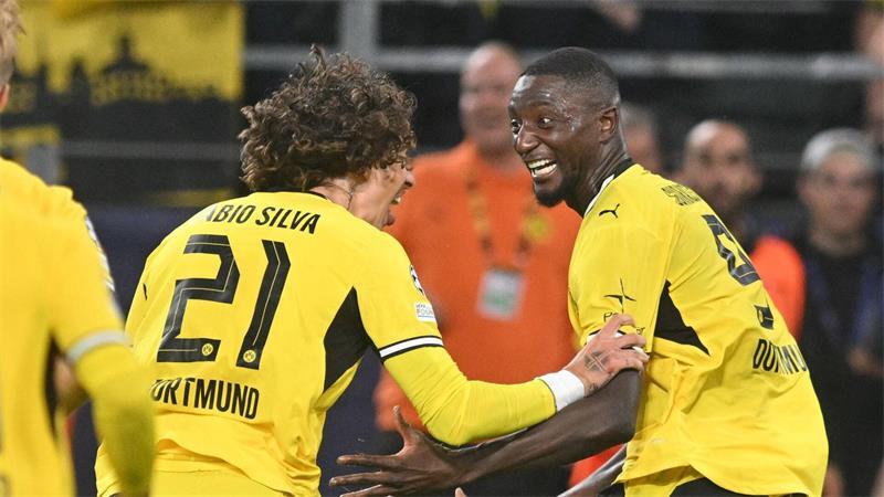 Fábio Silva (l) und Serhou Guirassy sind derzeit in starker Verfassung.
