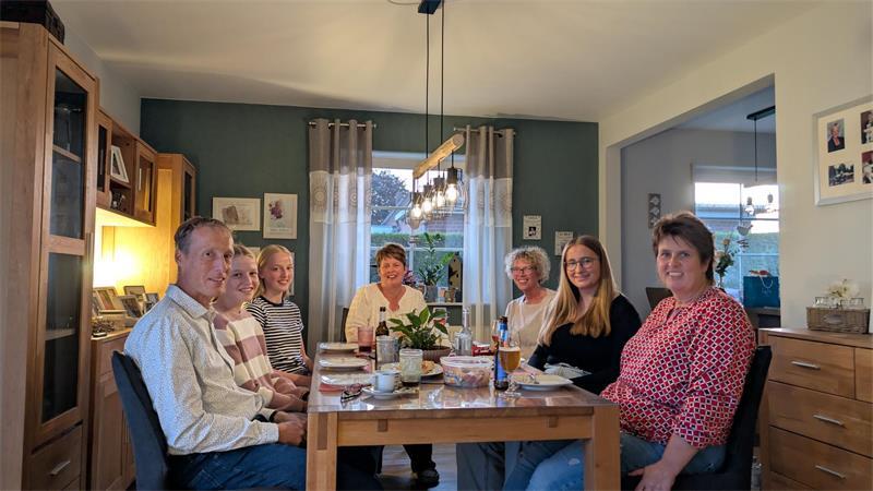 Familie Eckhoff feierte dieses Mal eine Wahlparty im kleinsten Kreis.