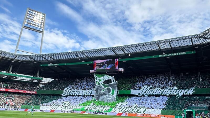 Fans von Werder Bremen.