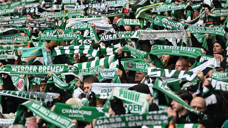 Fans von Werder Bremen.