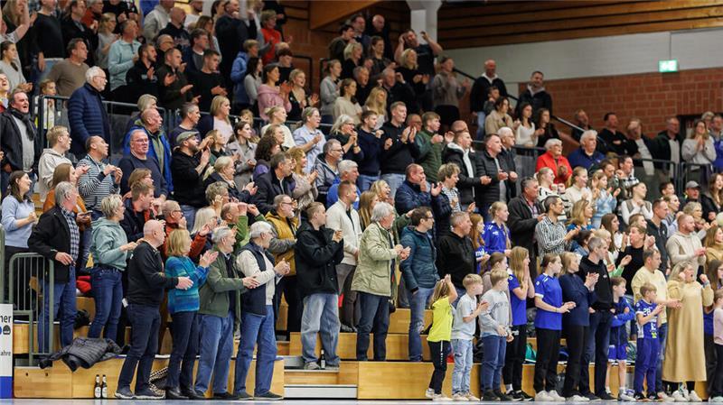 Fast 900 Zuschauer wollten die Partie gegen Northeim in der Geestlandhalle sehen.