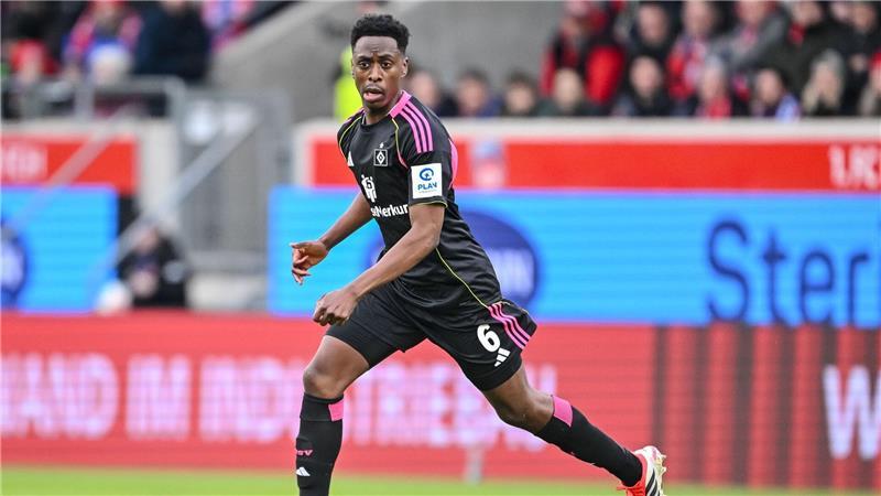 Fehlt verletzt: HSV-Profi Albert Sambi Lokonga