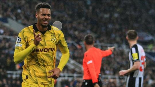 Felix Nmecha brachte den BVB kurz vor der Halbzeit in Führung.