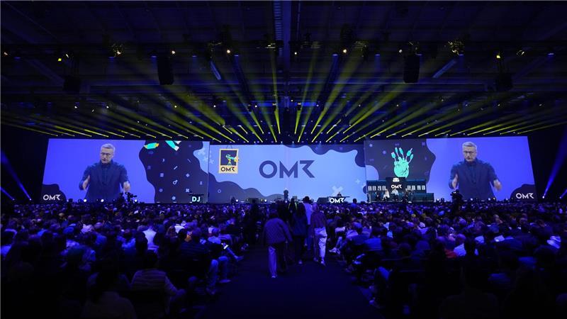 Festival-Atmosphäre und viel Neues zu Digitalisierung. Das ist die OMR in Hamburg. 