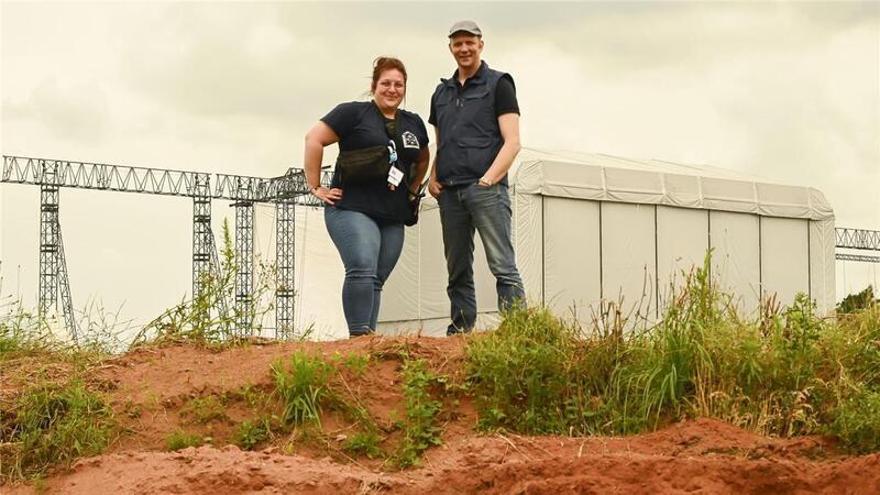 Festivalleiterin Inga Rossbach und ihr Vorgänger Jasper Barendregt: Um ein Festival dieser Größe zu leiten, muss man sehr viel im Blick haben.