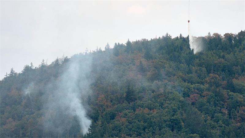 Feuerwehrkräfte sind in der Oberpfalz im Einsatz.