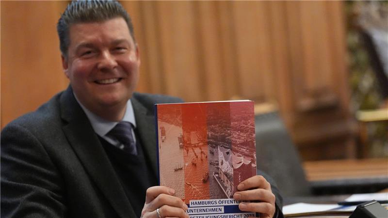 Öffentliche Unternehmen investieren mehr - geringere Erlöse Finanzsenator Dressel sieht Hamburgs öffentliche Unternehmen trotz schwierigen Umfelds weiter gut aufgestellt. (Archivbild)