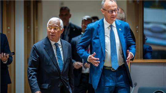 Findet den derzeit diskutierten Vorschlag für den neuen EU-Haushalt deutlich zu hoch: Bundeskanzler Friedrich Merz.
