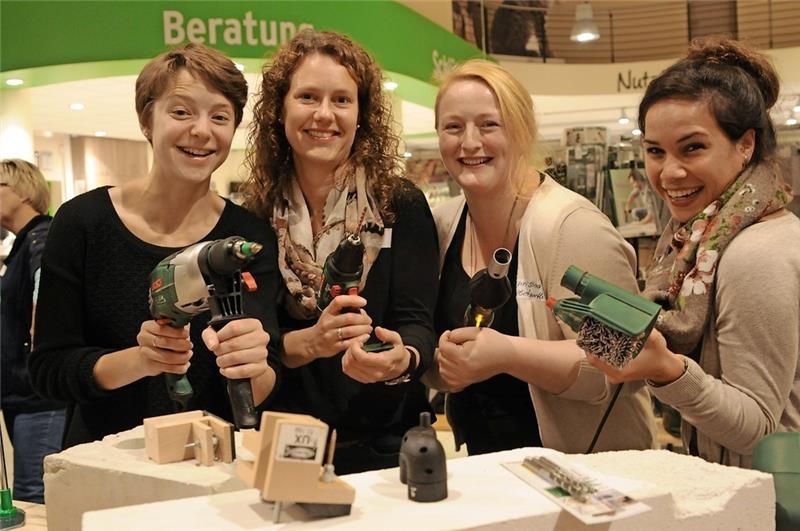 Fit für den Hausbau : Stefanie Brunkhorst, Sandra Höft, Christina Klintworth und Anna-Maria Fitschen (von links).