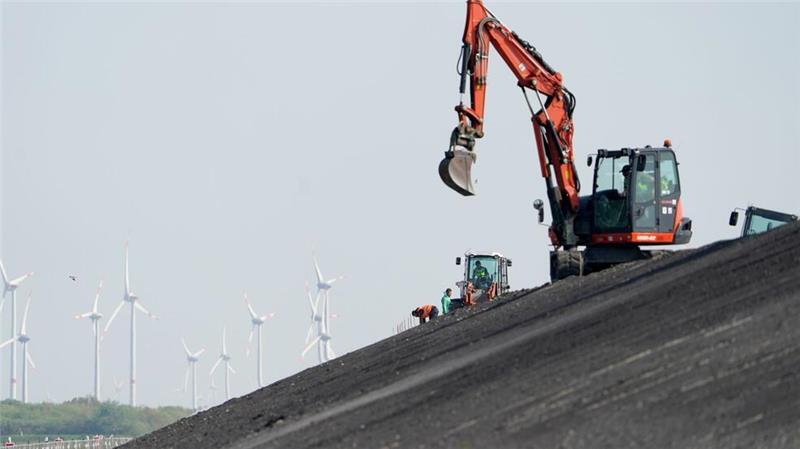 Schleswig-Holsteins Deiche sind fit für Winterstürme Fit für den Winter: Die Deichbaustellen in Schleswig-Holstein (Archivbild)