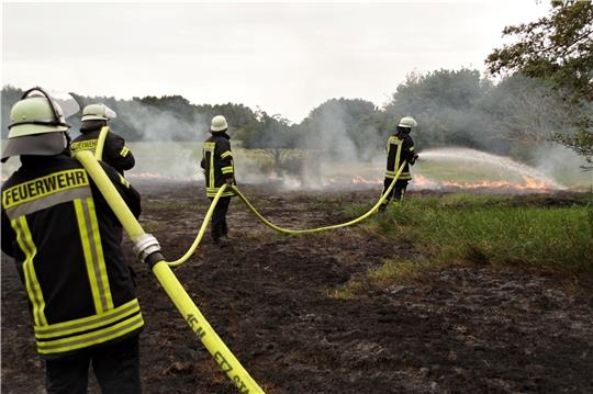 Flächenbrand in Himmelpforten