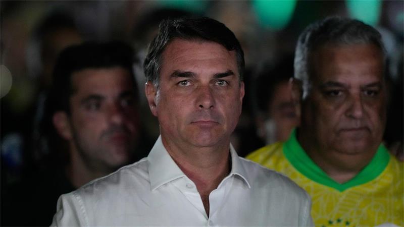 Medien: Flávio Bolsonaro in den USA gelandet Flávio Bolsonaro hat die Präsidentschaftswahl verloren. (Archivfoto)