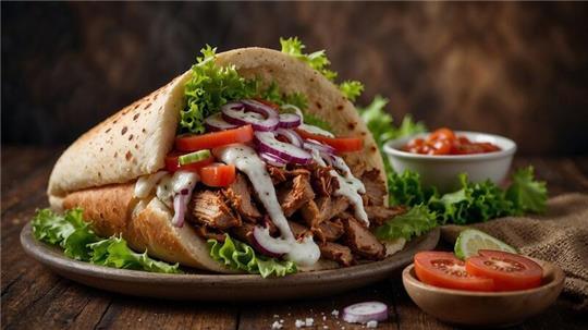 Fleisch und viel Salat im Brötchen - Döner gilt als gesundes Fastfood. Doch stimmt das?