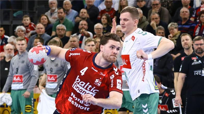 Flensburgs Kapitän Johannes Golla ist nicht zu stoppen.