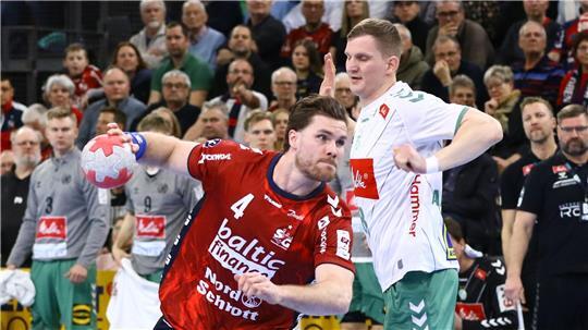 Flensburgs Kapitän Johannes Golla ist nicht zu stoppen.