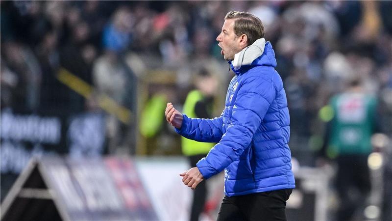 Artistisches Tor führt zum ersten Ulmer Sieg mit neuem Coach Florian Kohfeldt trieb seine Darmstädter an.