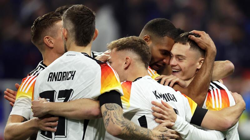 „Das Halbfinale ist Pflicht“: Das trauen Experten aus der Region der DFB-Elf zu Florian Wirtz (rechts) und seine Teamkollegen wollen auch bei der Heim-EM jubeln.