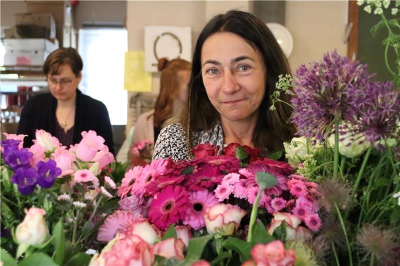 Floristin Anja Schulz schließt ihr Blumenhaus in Oldendorf. Foto: Klempow
