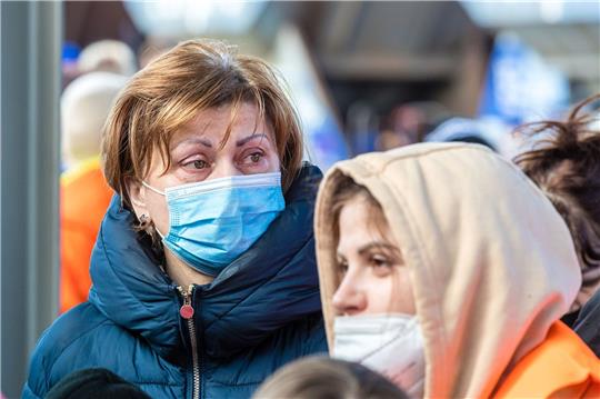 Flüchtlinge aus der Ukraine.