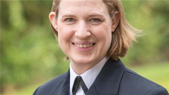 Folgt als Kommandeurin auf Fregattenkapitän Carsten Schlüter: Inka von Puttkamer.